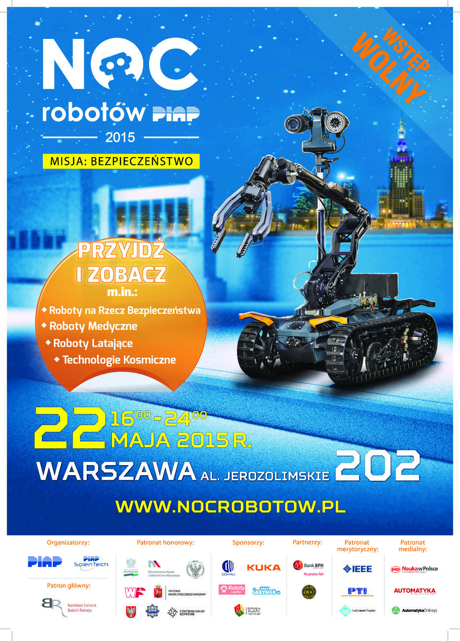 III Noc Robotow PIAP 22.05.2015_PLAKAT