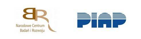 Logotypes of the National R&D Centre and the PIAP Institute