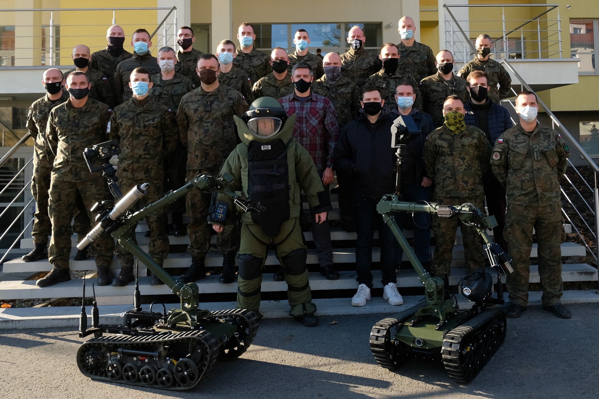Szkolenie pirotechników z obsługi Robotów Patrolowo Przenośnych Wrocław 2020